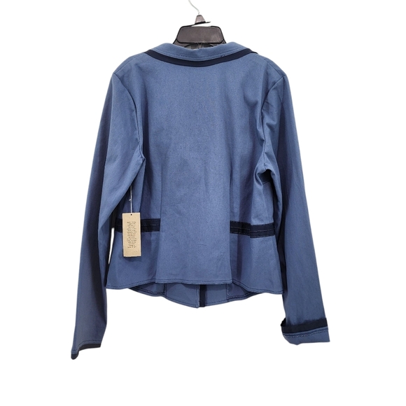 Neesh by DAR Vintage Women's Cotton Stretch Single Button Blazer Jacket - M - Picture 4 of 6